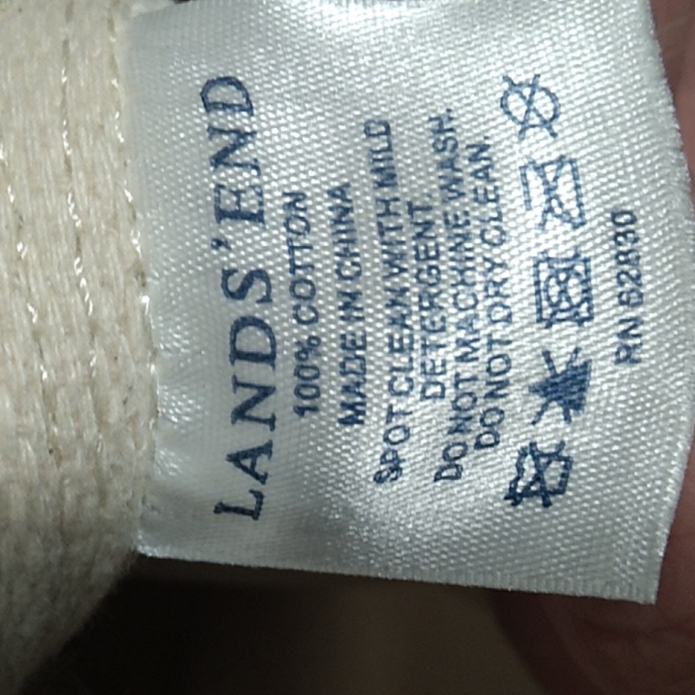 SALE! Lands End Thick Canvas Tote Gently Used (#28) - Picture 12 of 14